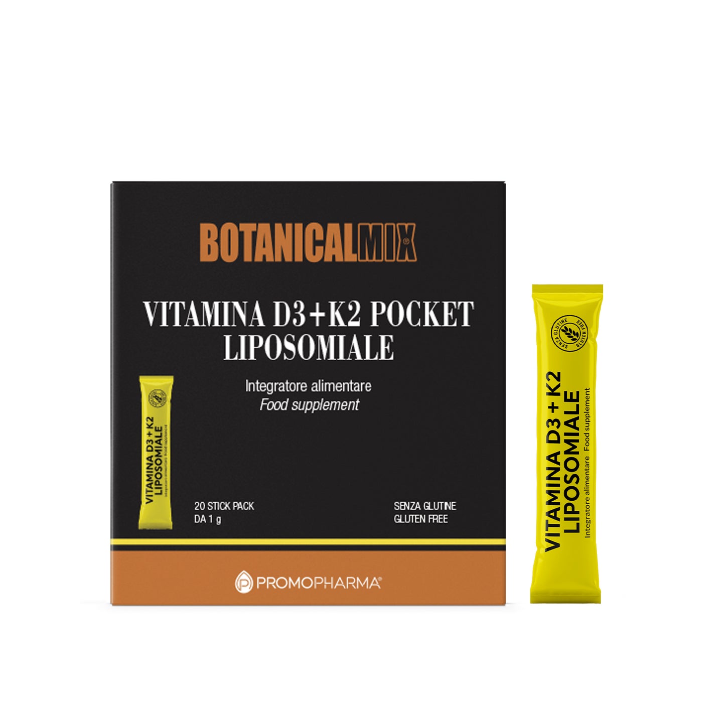 Botanical Mix® Vitamina D3+K2 Pocket Liposomal